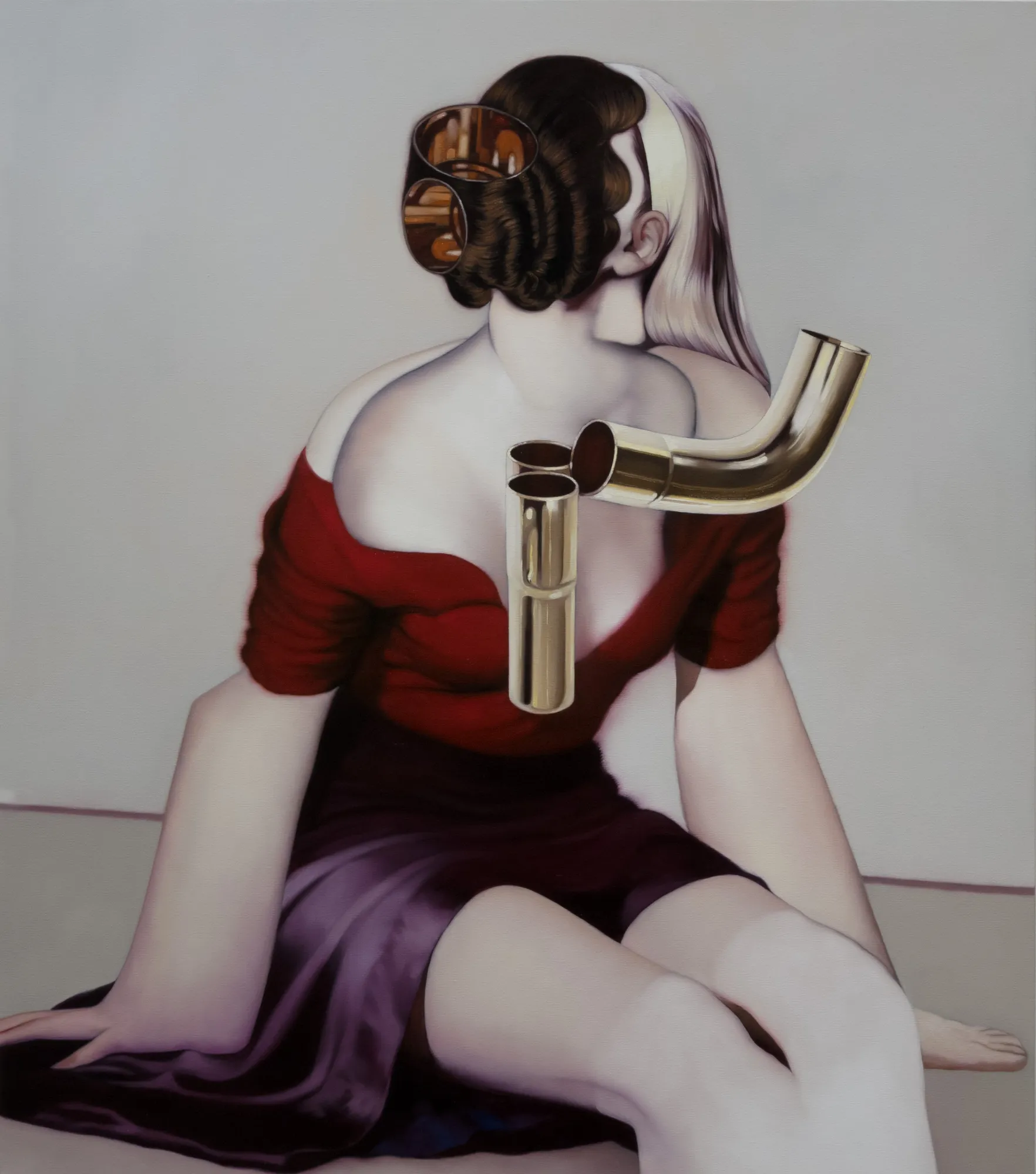 A Symphony Frozen in Time, 2026 Oil on canvas, 160 × 140 cm