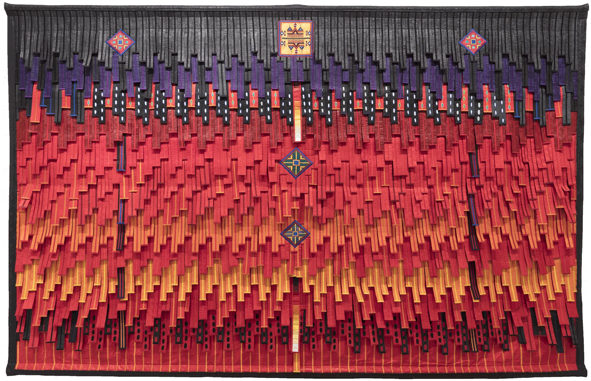 Abdoulaye Konaté, Motif central Peulh, 2021