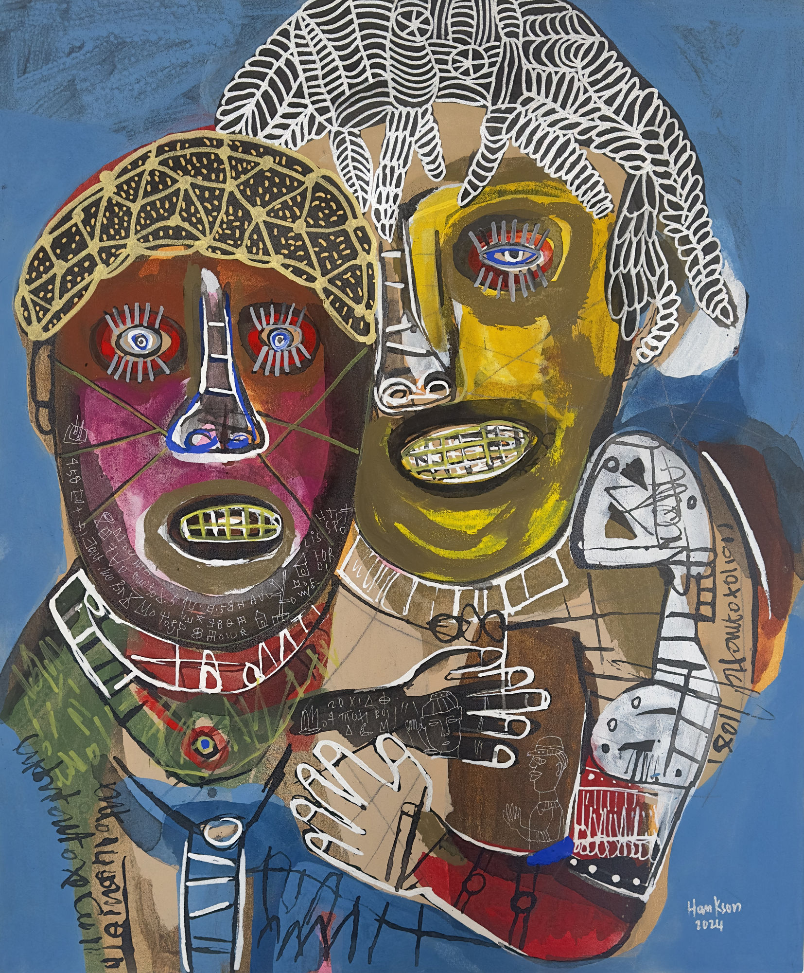 Hako Hankson, The bark and the tree, 2024