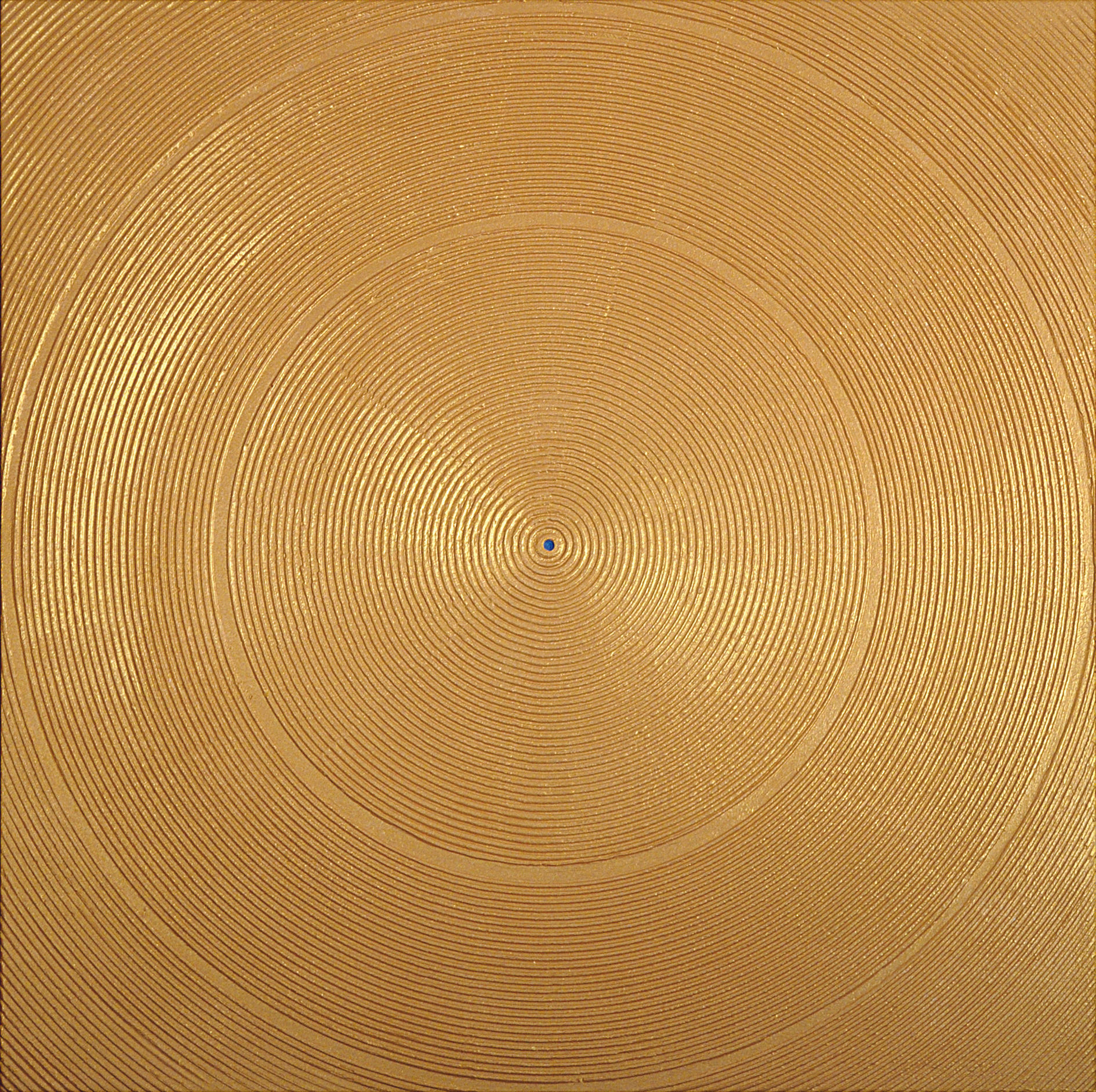 Gianfranco Zappettini, CON-CENTRO n 80, 2018, Resine, acrilico e fassadenputz su tavola, 100 × 100 × 8 cm