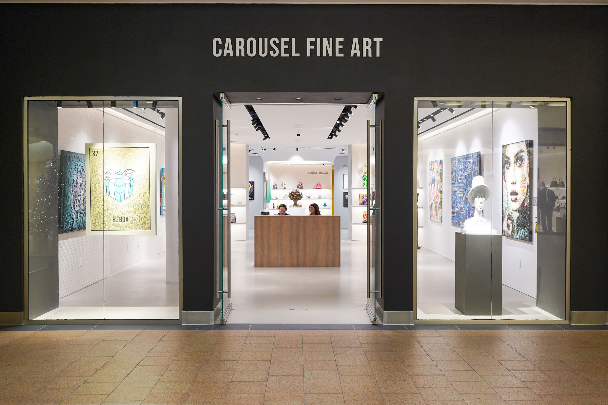 New art gallery next to Gucci and Ferragamo — Lenox Square Buckhead.