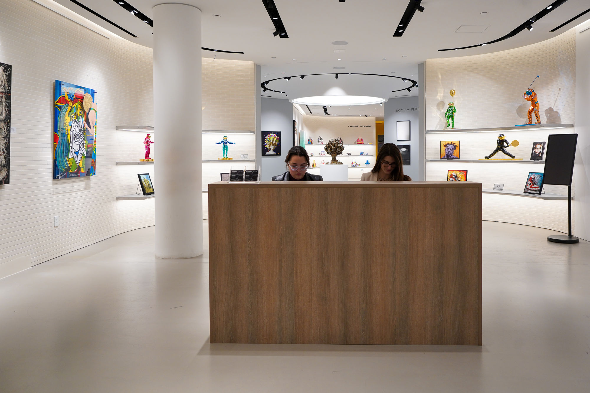 Art advisors ready to be of any art assistance after last week's Atlanta gallery debut at Lenox Square.