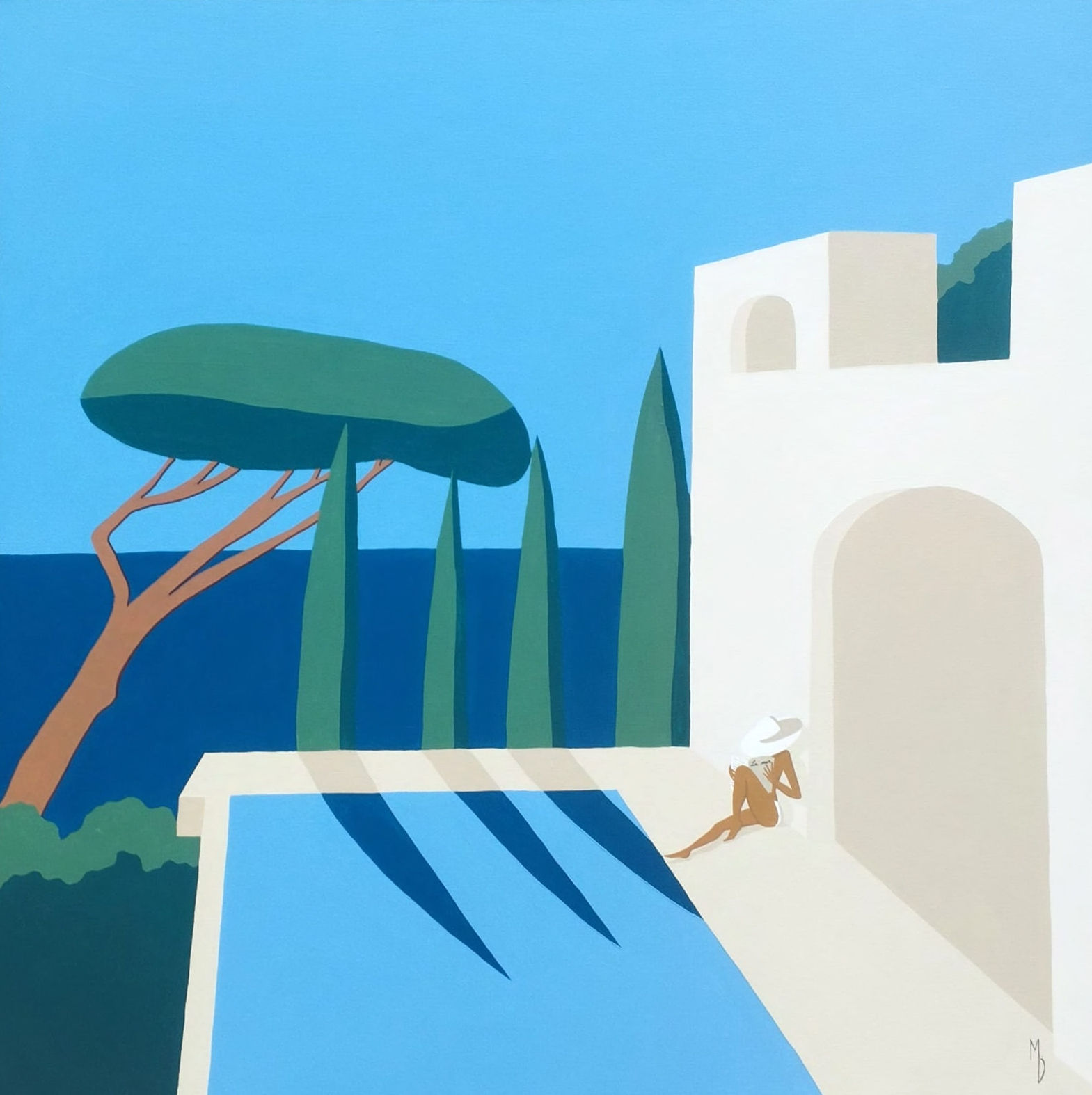 Marie DEFORCHE Biarritz Digital print on fine art paper 30 x 30 cm Edition of 5