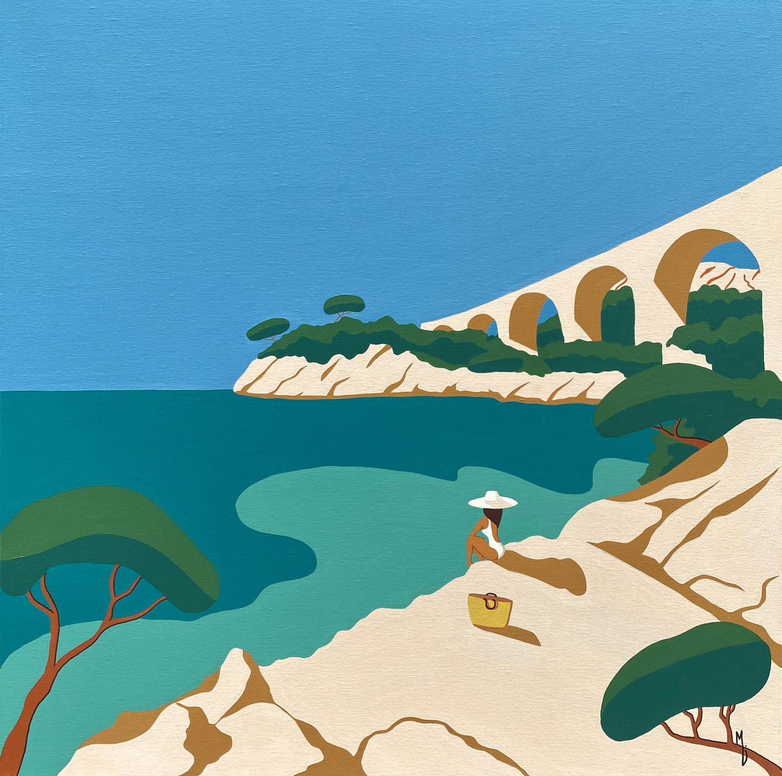 Marie DEFORCHE L'estaquéenne Digital print on fine art paper 30 x 30 cm Edition of 5