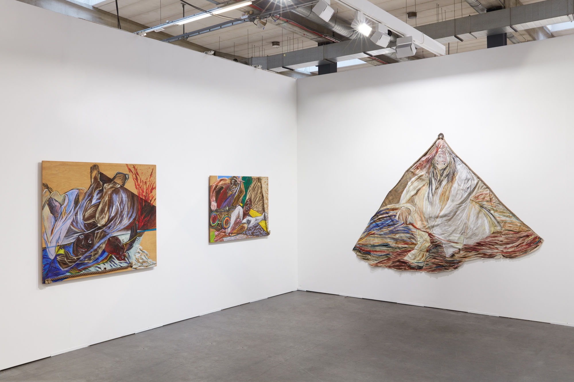 Installation view, Art Antwerp 2021, Solo show by Jacqueline de Jong