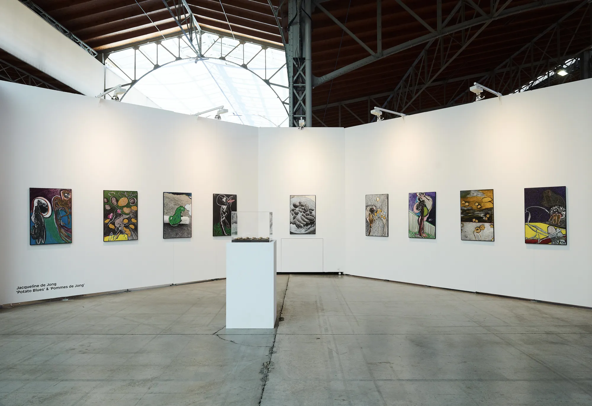 Installation view, SPARK Art Fair Vienna 2021, Solo show by Jacqueline de Jong