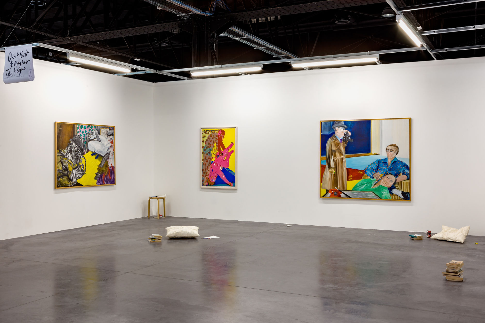 Installation view, Art-O-Rama 2019, Duo show by Jacqueline de Jong and Alexandre Lavet