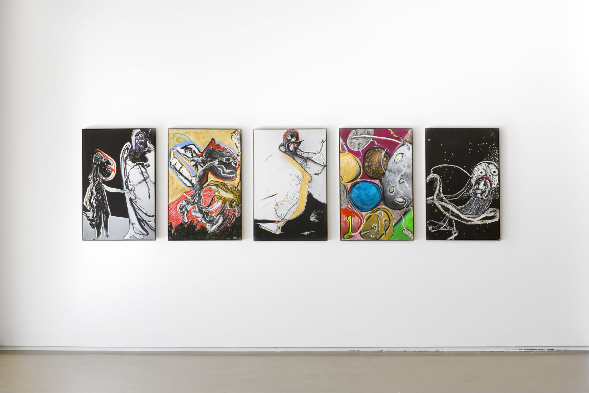 Installation view, Independent Brussels 2018, Duo show by Jacqueline de Jong and Wieske Wester