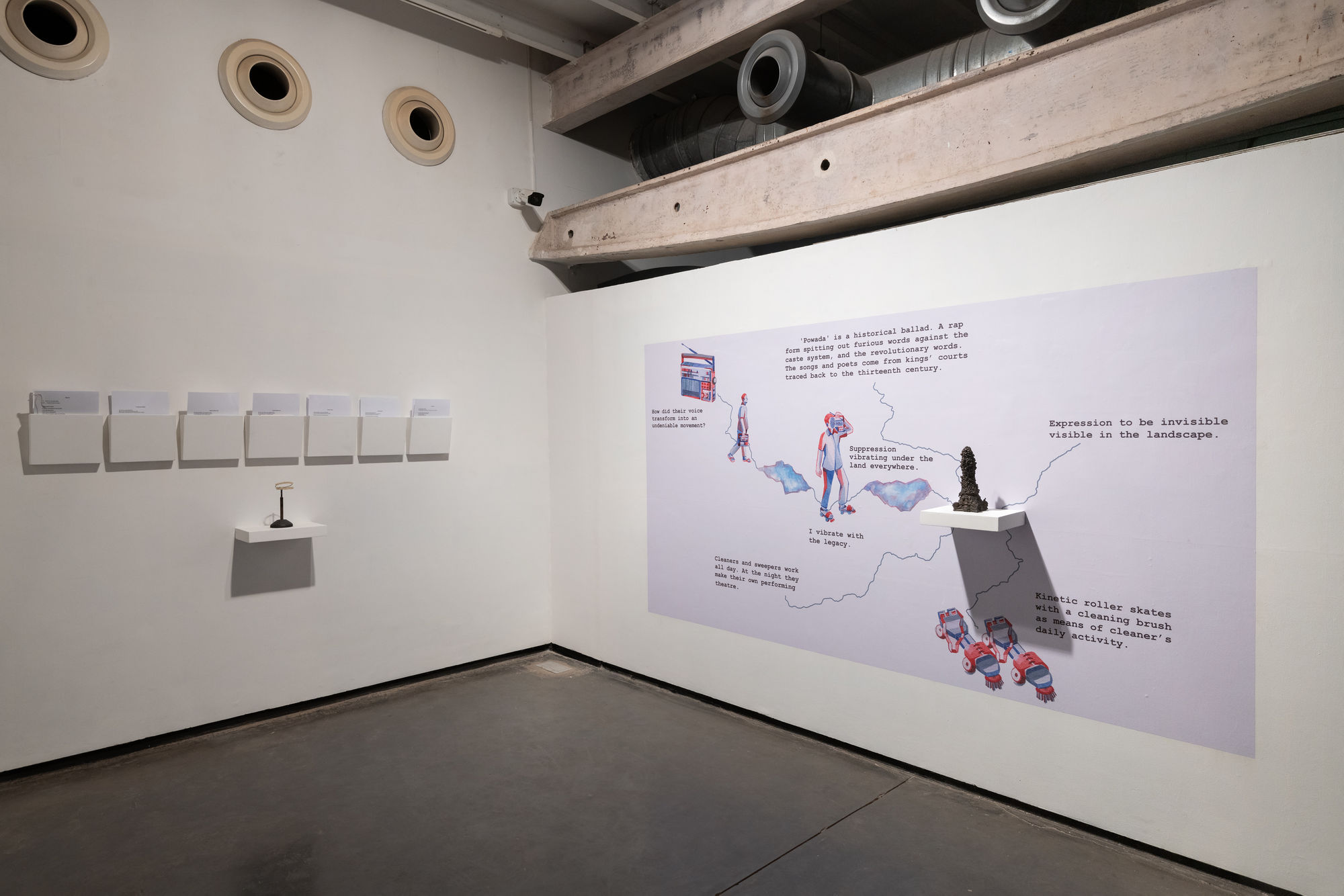 Black Masks on Roller Skates