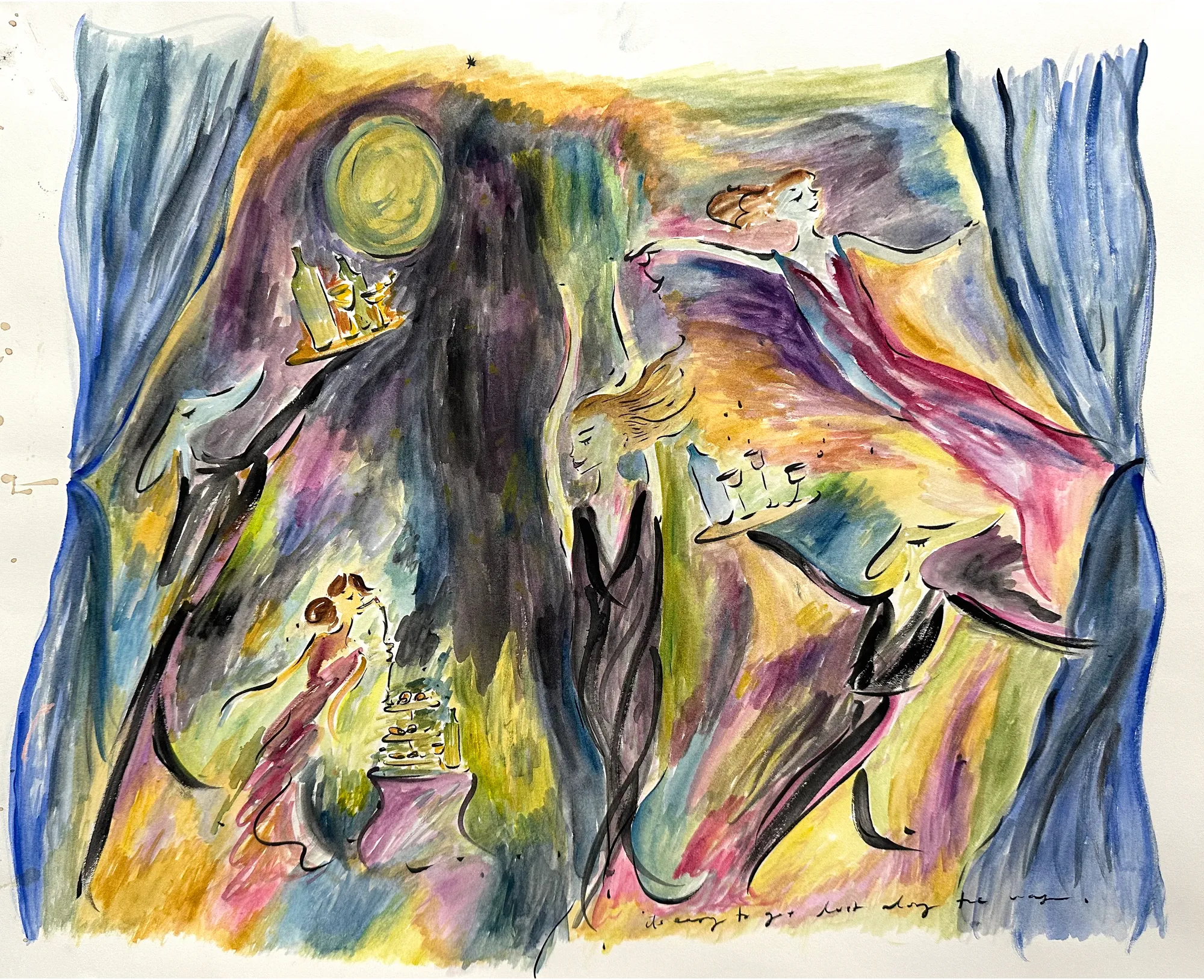 Danielle Kosann, IT'S EASY TO GET LOST ALONG THE WAY (STUDY), 2025