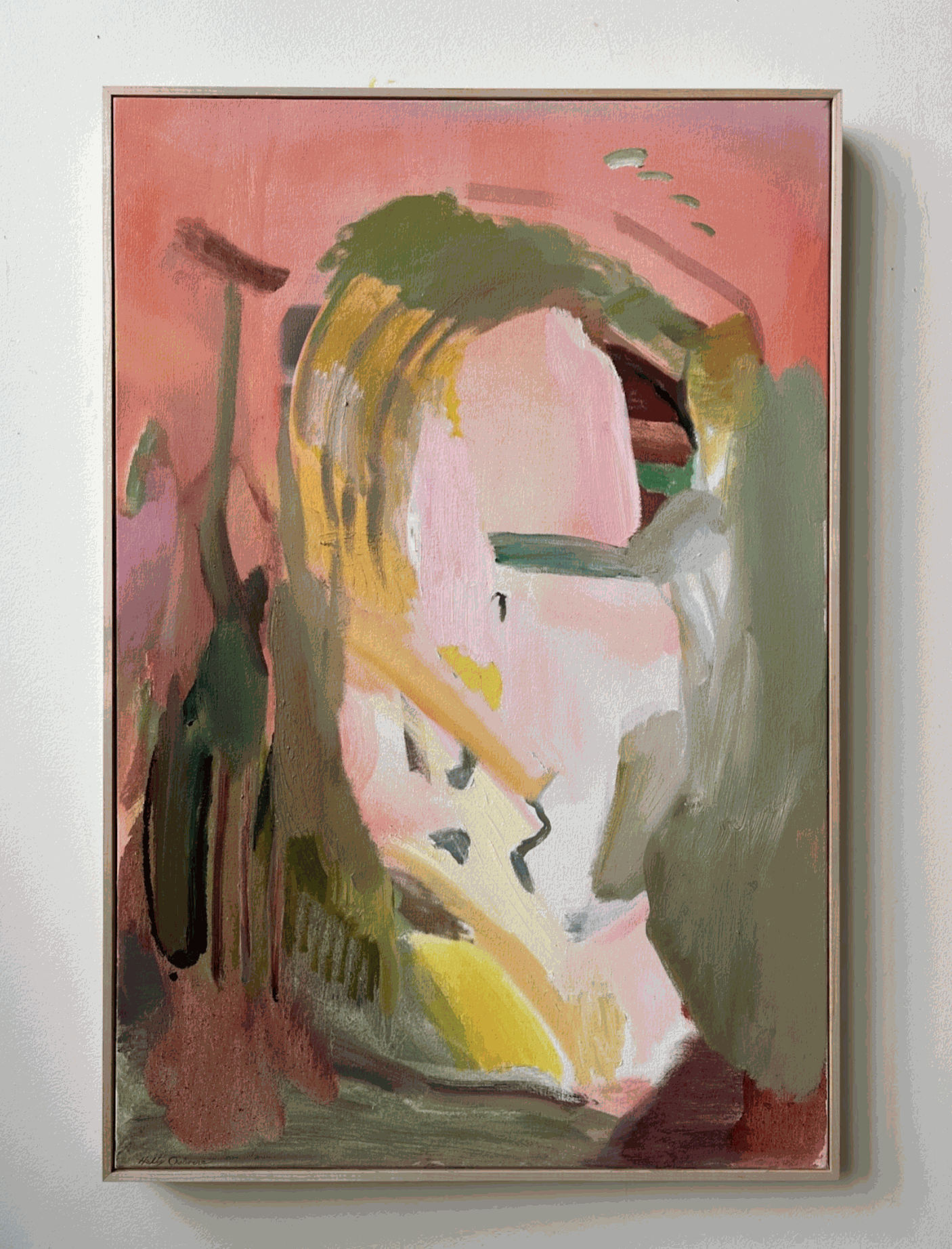 Holly Osborne, WOMAN'S FIGURE IN WATER AND TREES, 2024