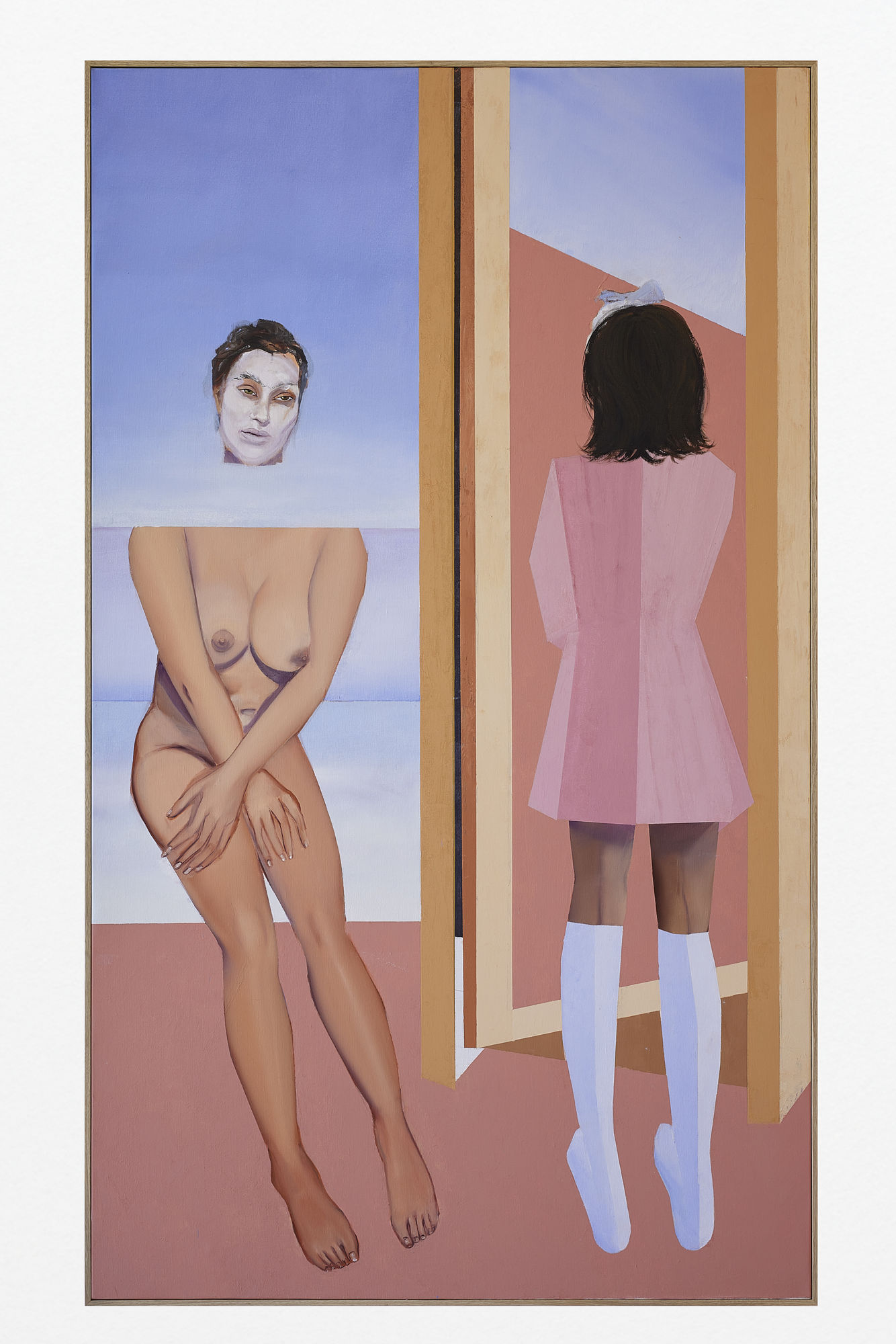 Apolonia Sokol The Annunciation, 2025 Oil on canvas 195 x 114 cm