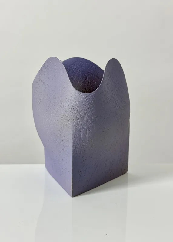 Ashraf Hanna, 22. Purple haze undulating vessel with triangular base