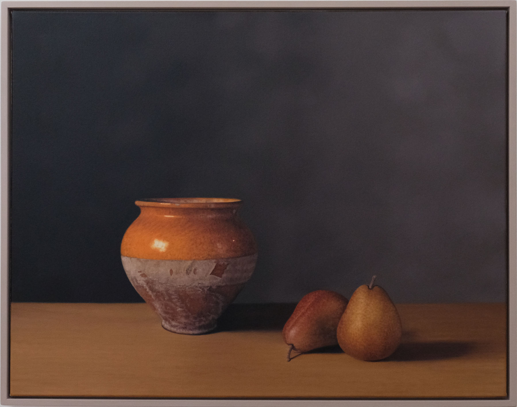 Jo Barrett, Antique Confit Pot with Pears