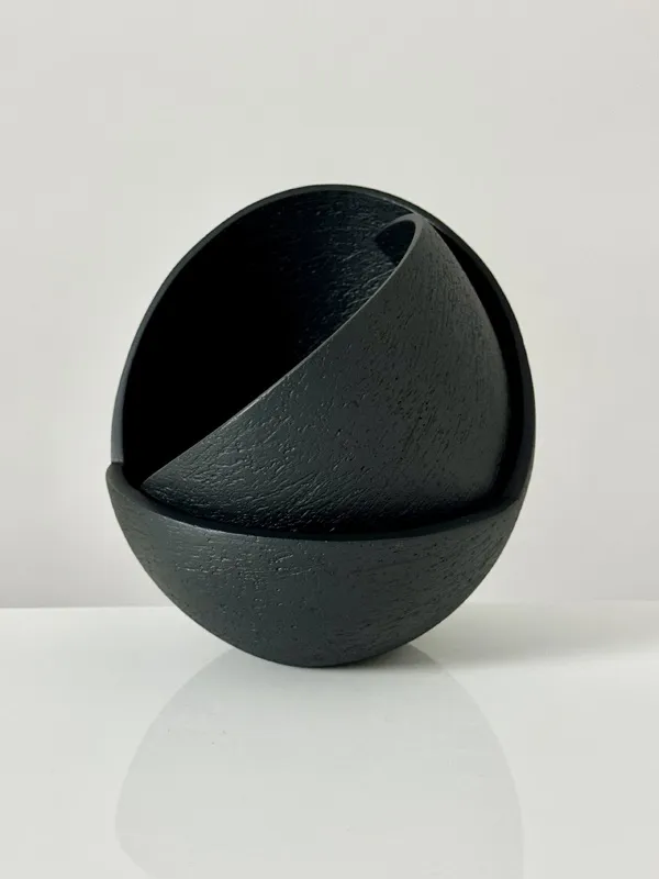 Ashraf Hanna, 26. Black deconstructed and altered pot