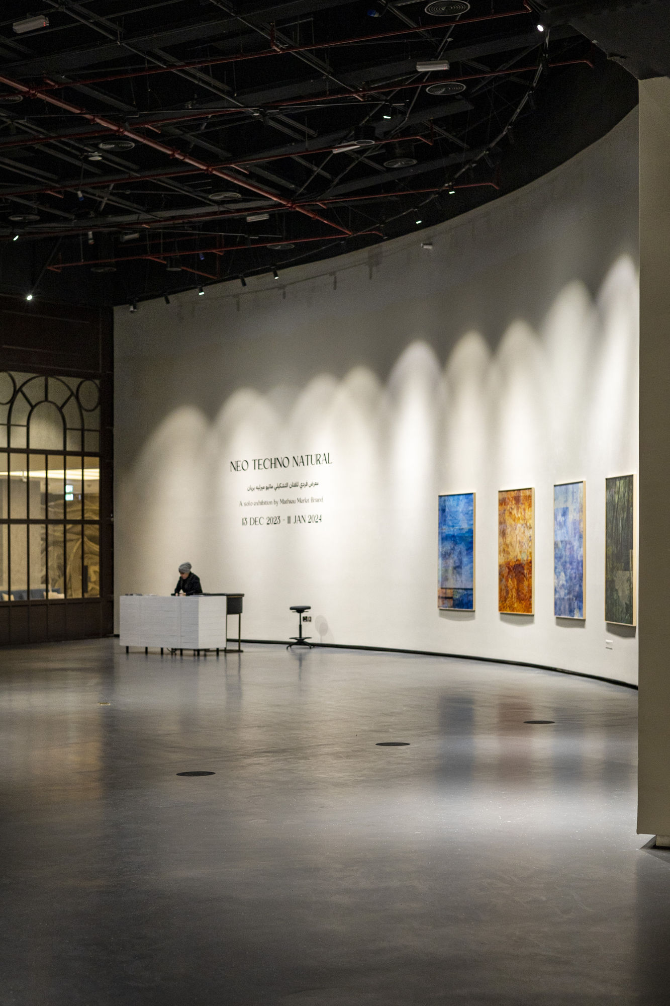 "NEO-TECHNO-NATURAL", Solo Show: Mathieu Merlet Briand, Exhibition View, Doha 2024