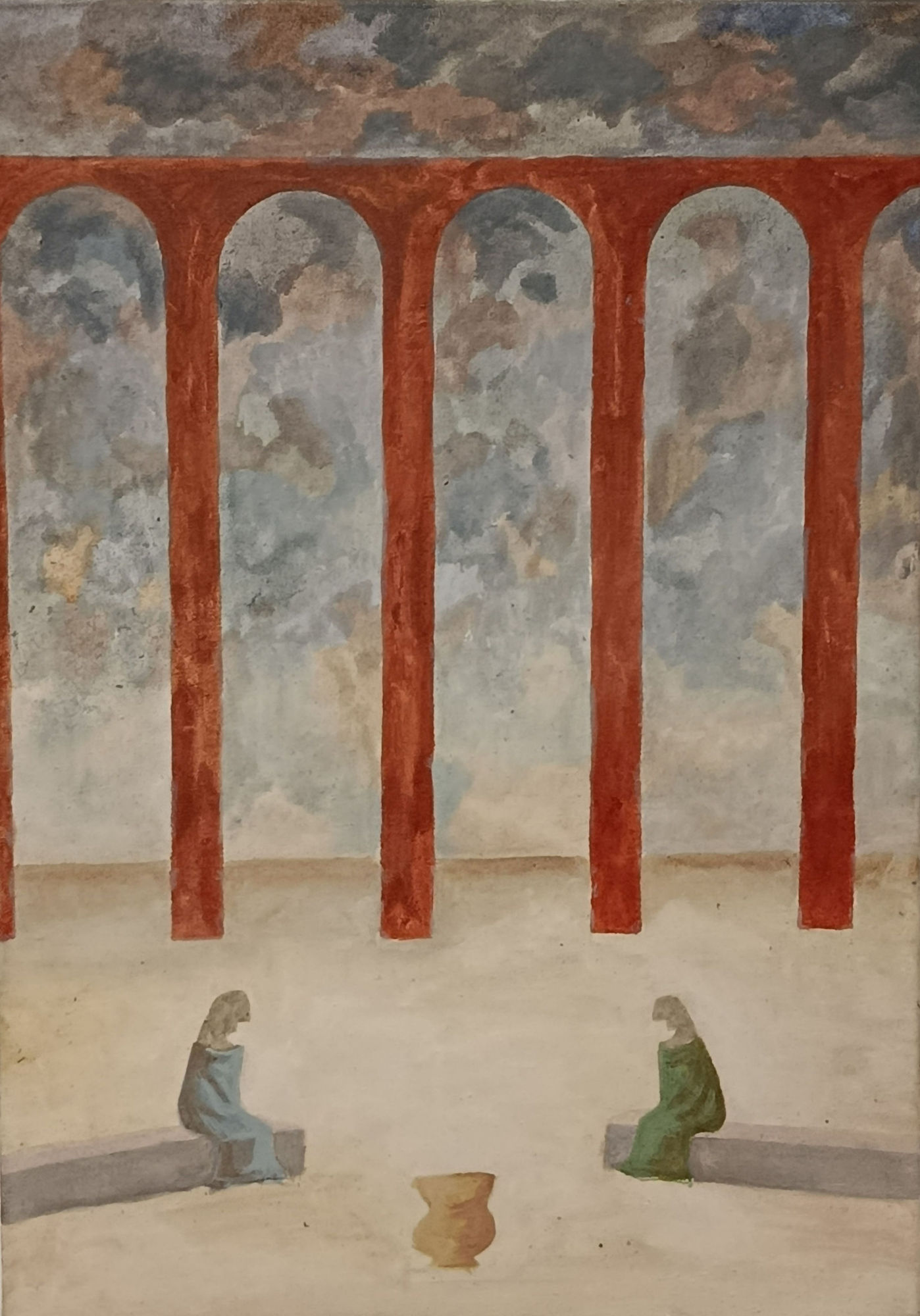 Nikola Đelošević, My Favourite Place, 2025 Oil on canvas, 50 x 30 cm