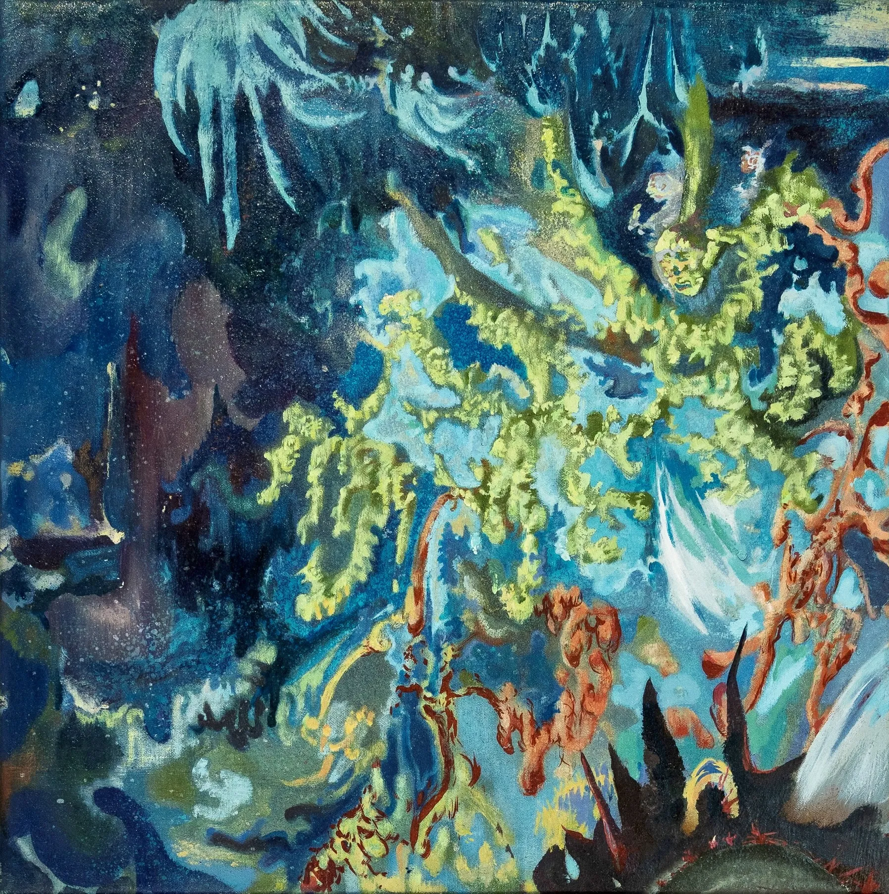 Daniil Vasiliev, cimia (diptych), 2026 Oil on canvas, 56 x 56 cm