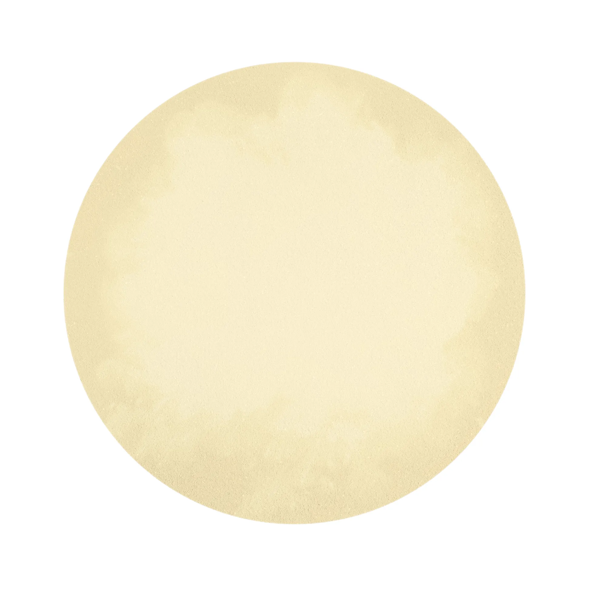 Champagne coloured circle with diamond dust