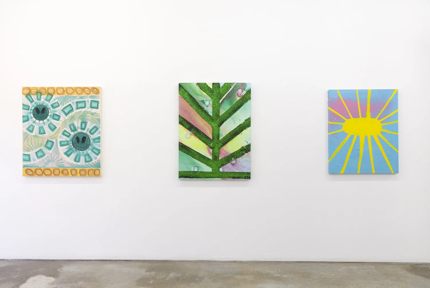 Tamara Gonzales, Talking All Morning, 2021 Installation view