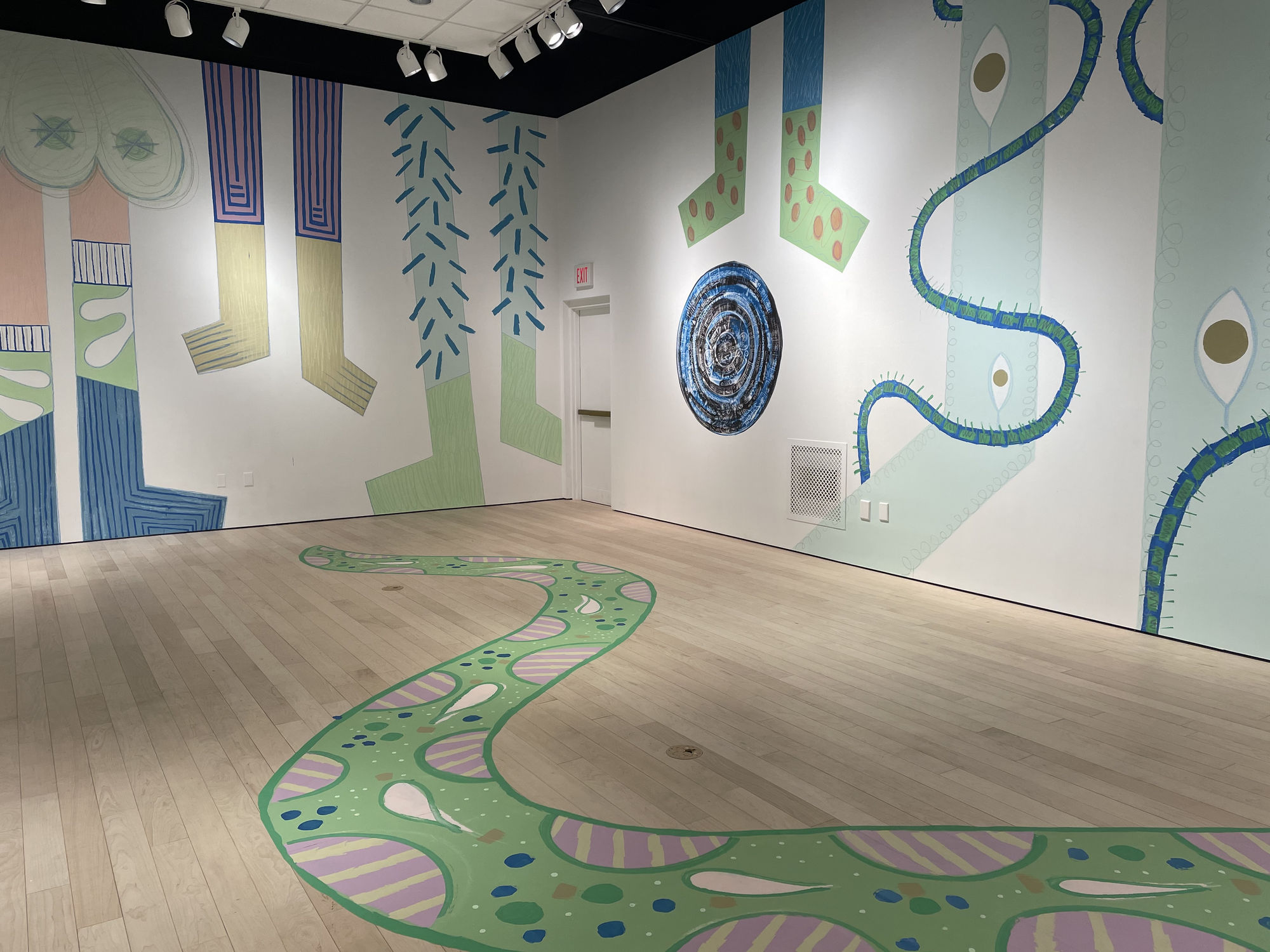 Installation view of On the Wall: Tamara Gonzales, 2021 in PCG's Reilly Gallery.