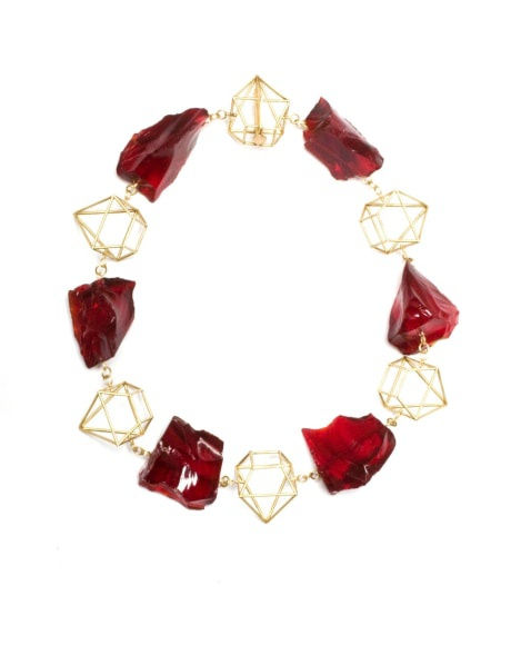 Philip Sajet, Collier Rouge 2, necklace, 2012
