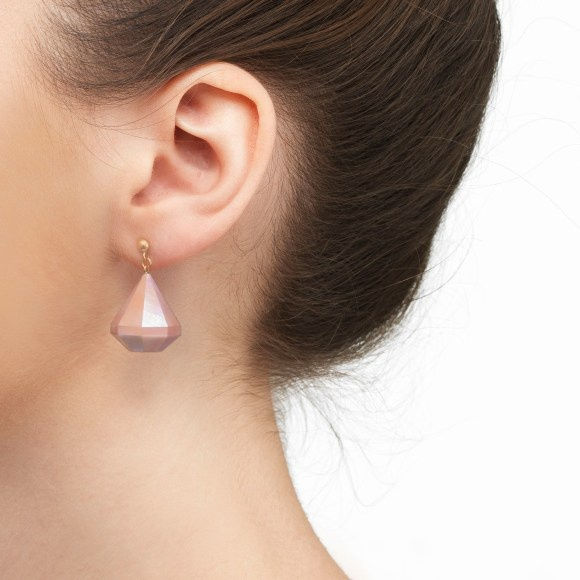 Melanie Georgacopoulos, MOP Diamond Earrings