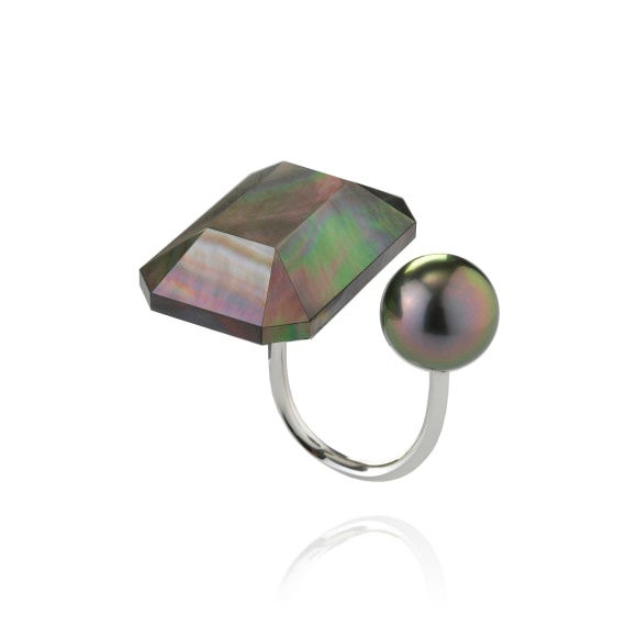 Melanie Georgacopoulos, MOP Emerald Ring