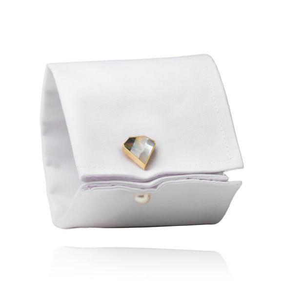 Melanie Georgacopoulos, MOP Diamond Cufflinks