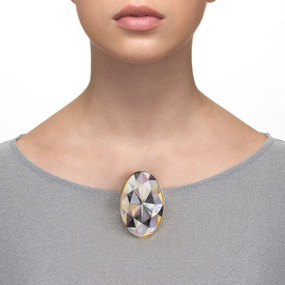 Melanie Georgacopoulos, Oval Brooch