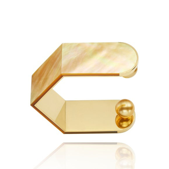 Melanie Georgacopoulos, Double Pearl Nacre Bangle