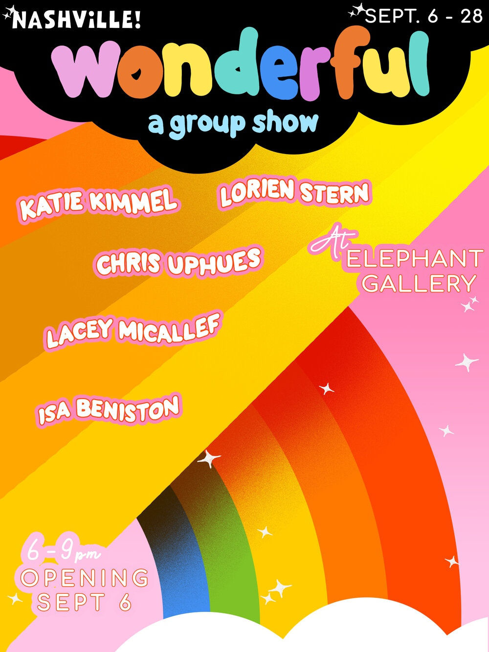 "Wonderful: A Group Show" September 6 - 28, 2019