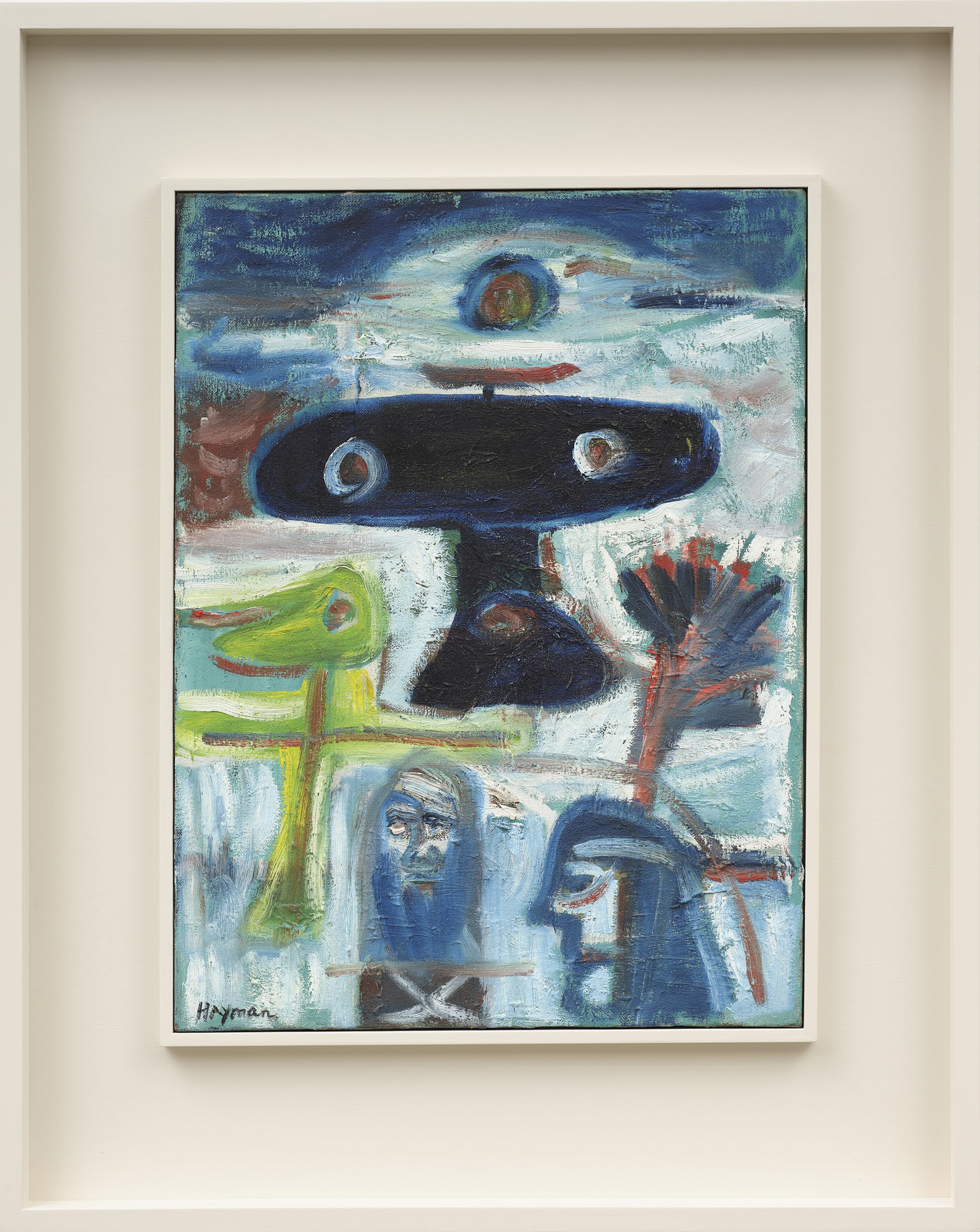The Dark Plane Takes Off at Evening, (SOLD)