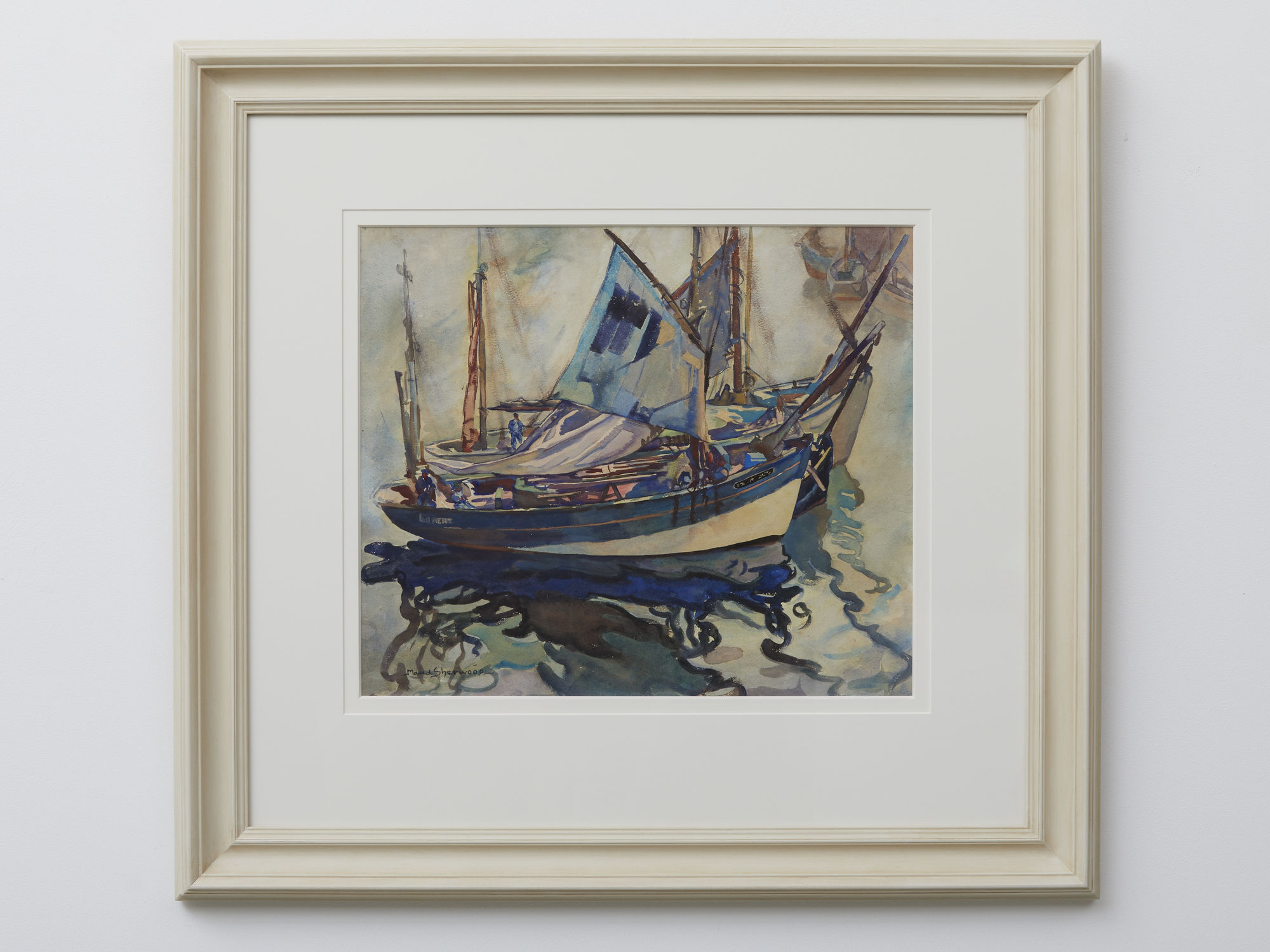 Fishing Boats at Concarneau, Maud Sherwood