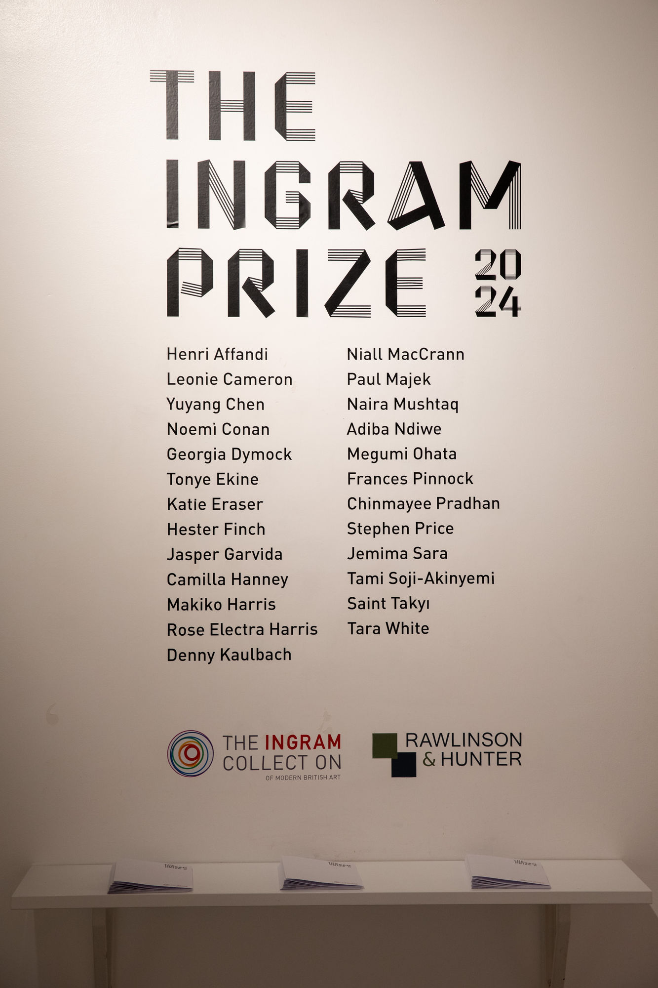 2024 INGRAM PRIZE - Unit 1 Gallery, London, UK