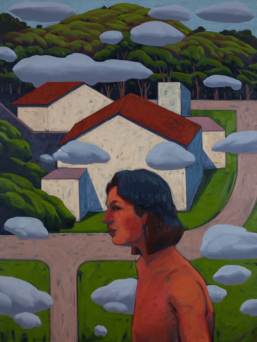 Parham Peyvandi Untitled01, 2024 Oil on canvas 120 x 90 x 2 cm 47 1/4 x 35 3/8 x 3/4 in