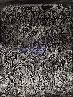 Ali Saeedi Iranshahr 11, 2021 Acrylic on canvas 130 x 98.5 cm 51 1/8 x 38 3/4 in