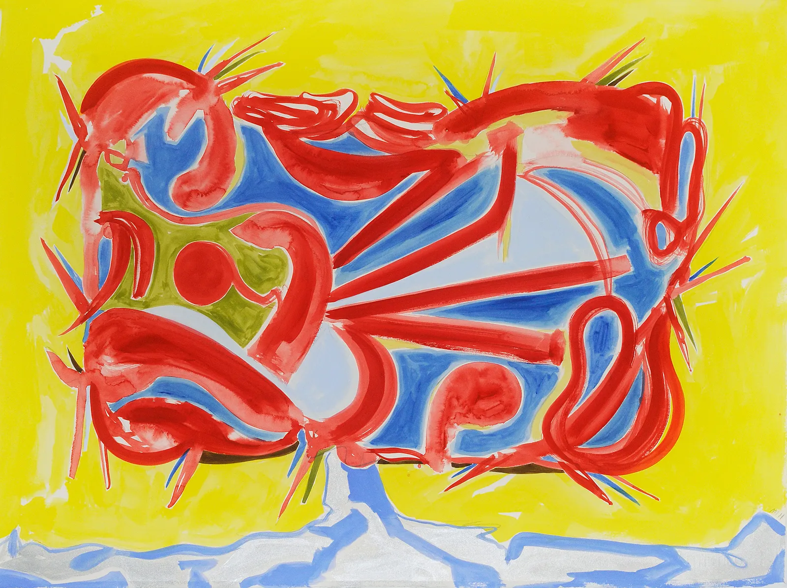 Yōkai, Gouache on Paper, 22x30", 2011