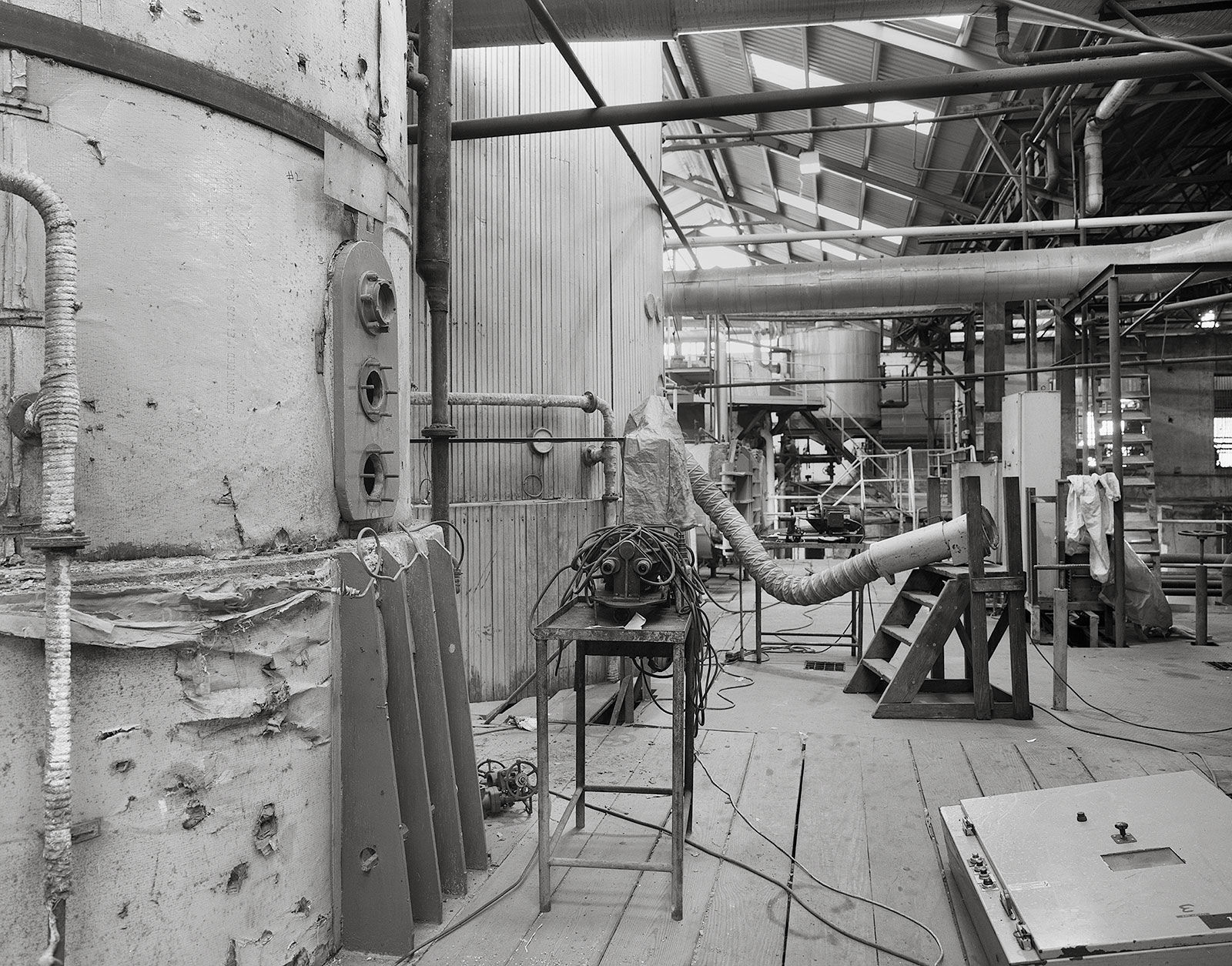 Spontaneous Sculpture, Andrews Sugar Factory, St. Joseph, Barbados, 2007 Selenium Toned Silver Gelatin Print, 20x24" Archival Pigment Print on Moab Entrada Rag, 17x21" Edition of Three