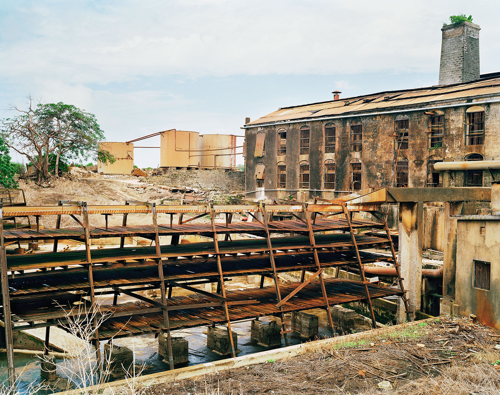 Andrews Sugar Factory, St. Joseph, Barbados, 2004 Archival Pigment Print on Moab Entrada Rag, 17x21" Edition of Three
