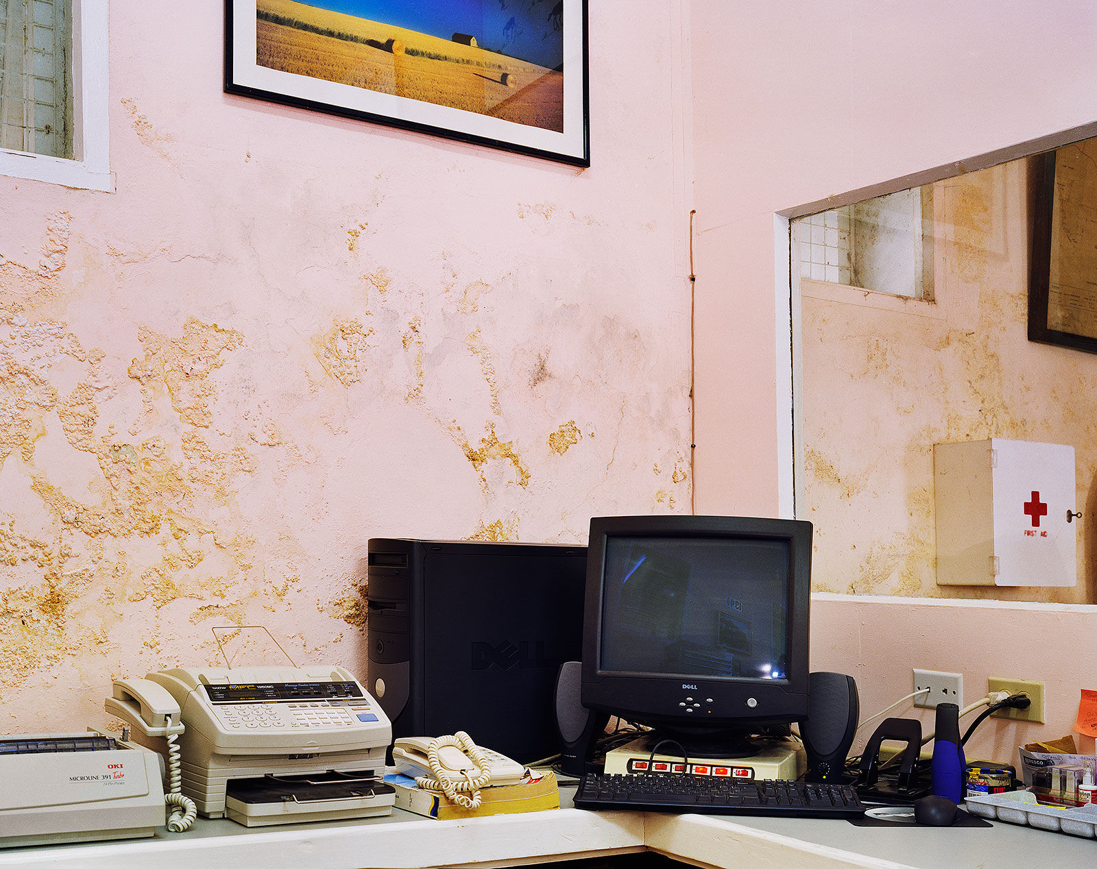 Office, Brighton Farm, St. George, Barbados, 2006 Archival Pigment Print on Moab Entrada Rag, 17x21" Edition of Three