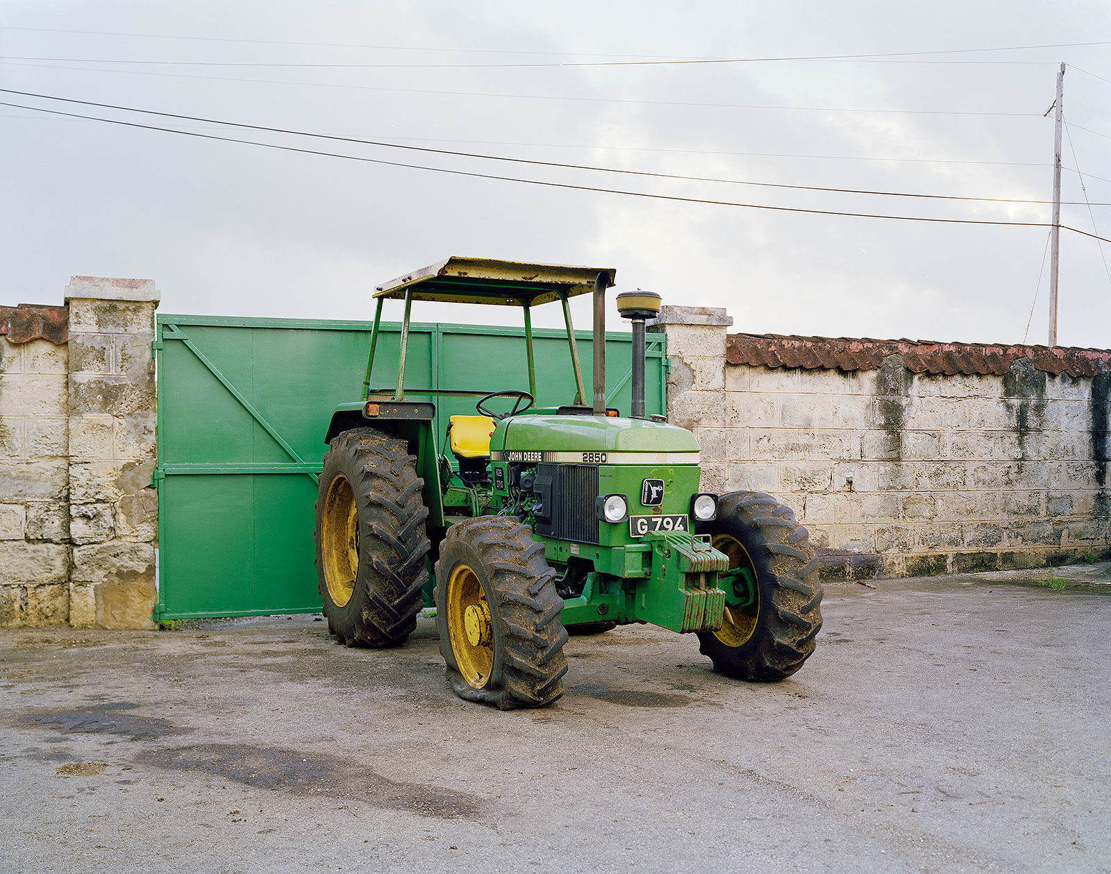 Flat Tire, Brighton Farm, St. George, Barbados, 2004 Archival Pigment Print on Moab Entrada Rag, 17x21" Edition of Three