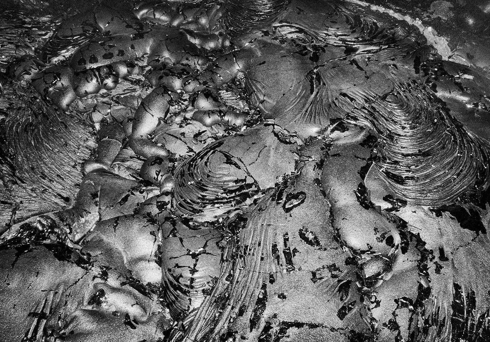 Fresh Lava at Night, Hawai'i, 2005 Archival Pigment Print on Hahnemuhle Photo Rag, 17x21" Edition of Three