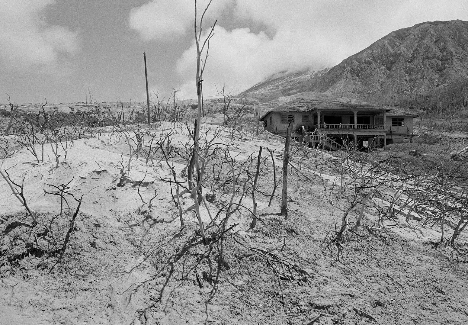 Hiking Up Soufrière Hills Volcano, Dyers Township, Montserrat, 2008 Archival Pigment Print on Hahnemuhle Photo Rag, 17x21" Edition of Three