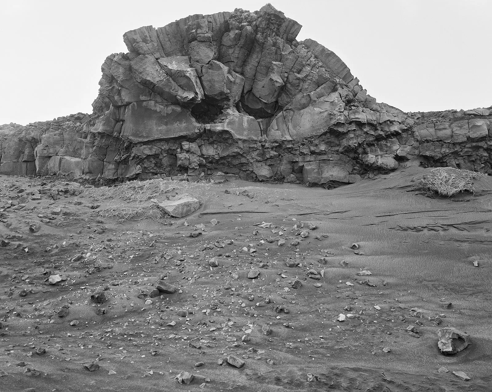 Rock Formations, Reykjanes, Iceland, 2015 Selenium Toned Silver Gelatin Print, 16x20" Edition of Three