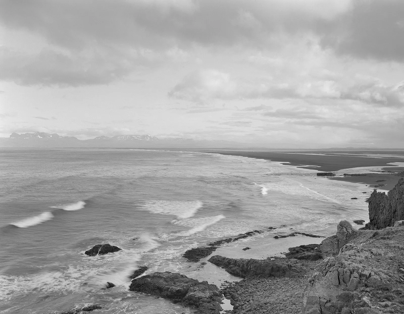 Landsendi, Iceland, 2019 Selenium Toned Silver Gelatin Print, 16x20" Edition of Three
