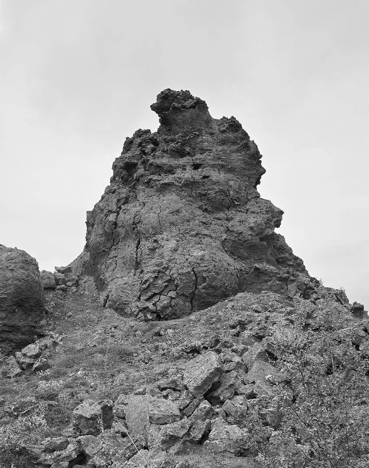 Dimmuborgir, Iceland, 2019 Selenium Toned Silver Gelatin Print, 20x16" Edition of Three