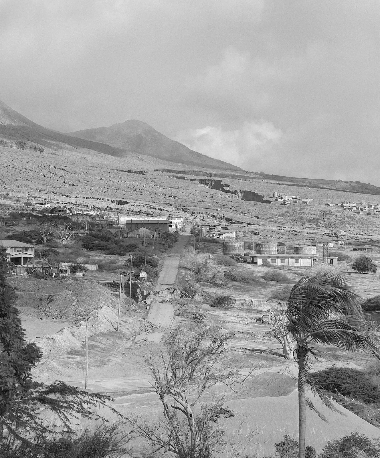 Road Into Plymouth's Exclusion Zone, Montserrat, 2008 Selenium Toned Silver Gelatin Print, 20x16" Edition of Three