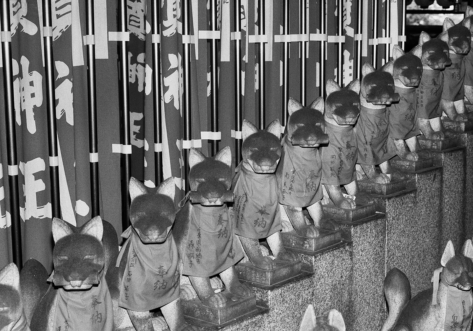 Toyokawa Inari Shrine, Aichi Prefecture, Tokyo, 2023 Selenium Toned Silver Gelatin Print, 16x20" Edition of Three