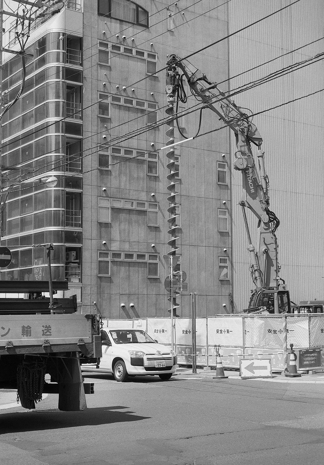 Untitled, Sapporo, Hokkaido, Japan, 2023 Selenium Toned Silver Gelatin Print, 20x16" Edition of Three